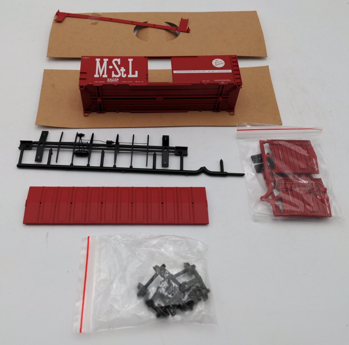 Atlas 20003225 HO Minneapolis and St Louis Railway 1937 40' Boxcar Kit #54206