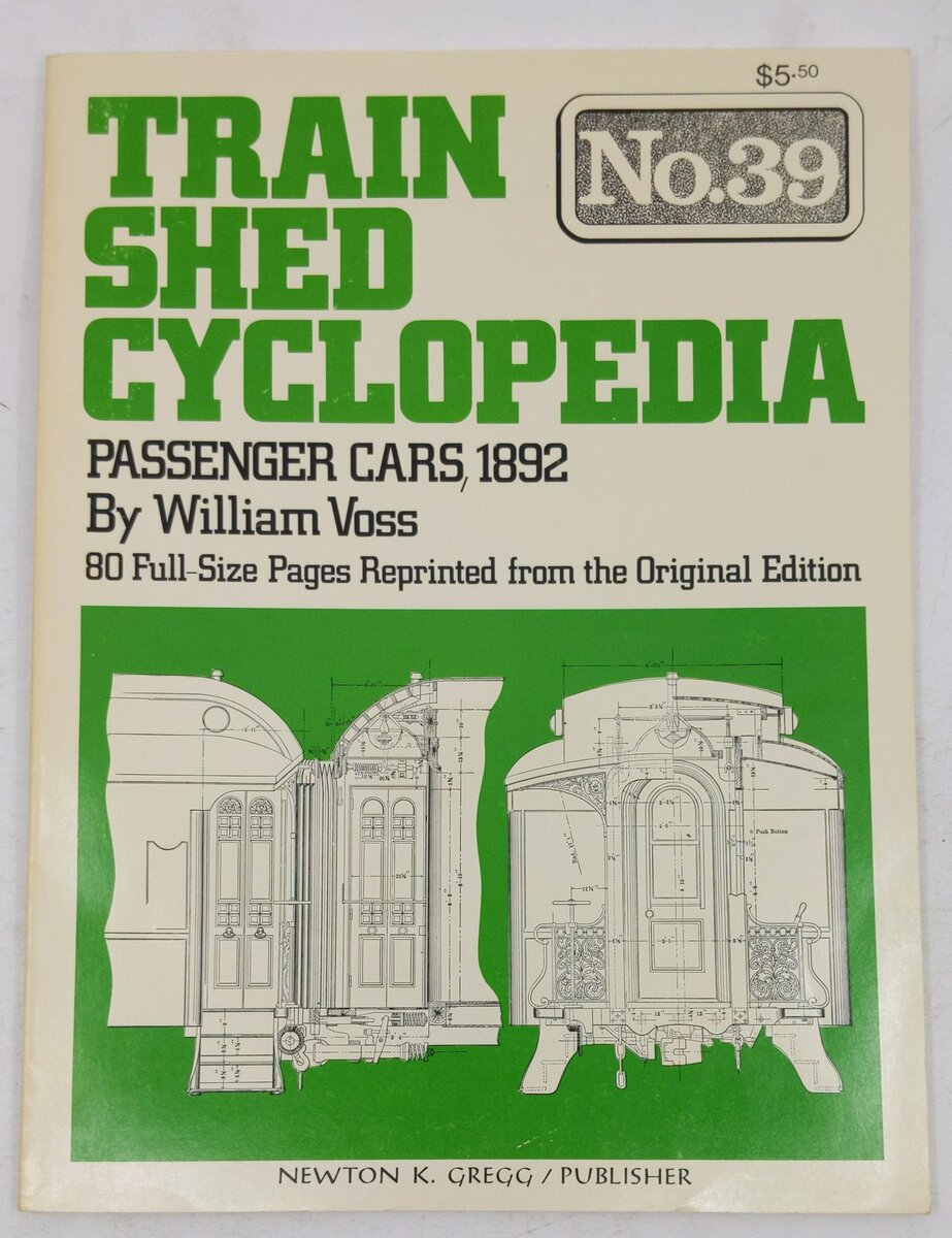 Train Shed Cyclopedia No. 39 Paperback Book By Newton K. Gregg EX