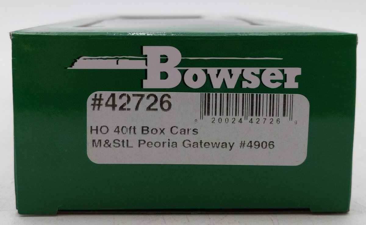 Bowser 42726 HO M&STL Peoria Gateway 40' Boxcar #4906 NIB