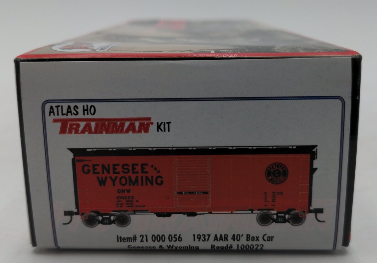 Atlas 21000056 HO Genesee & Wyoming 40' Box Car Kit #100022