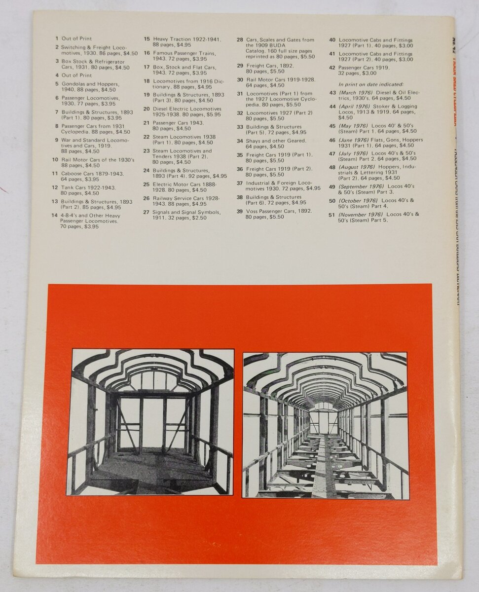 Train Shed Cyclopedia No. 42 Paperback Book By Newton K. Gregg EX