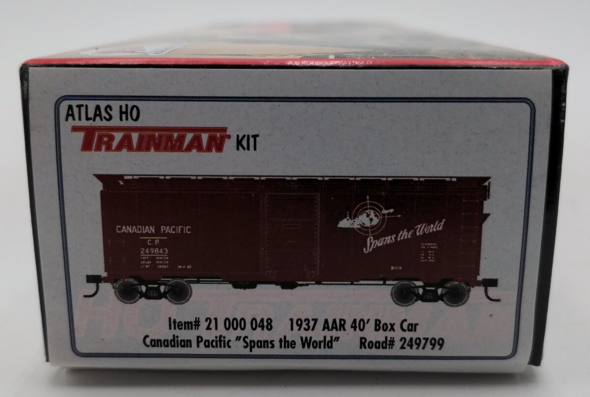 Atlas 21000048 HO Canadian Pacific "Spans the World" 40' Box Car #249799
