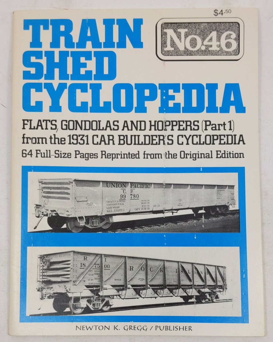 Train Shed Cyclopedia No. 46 Paperback Book By Newton K. Gregg EX