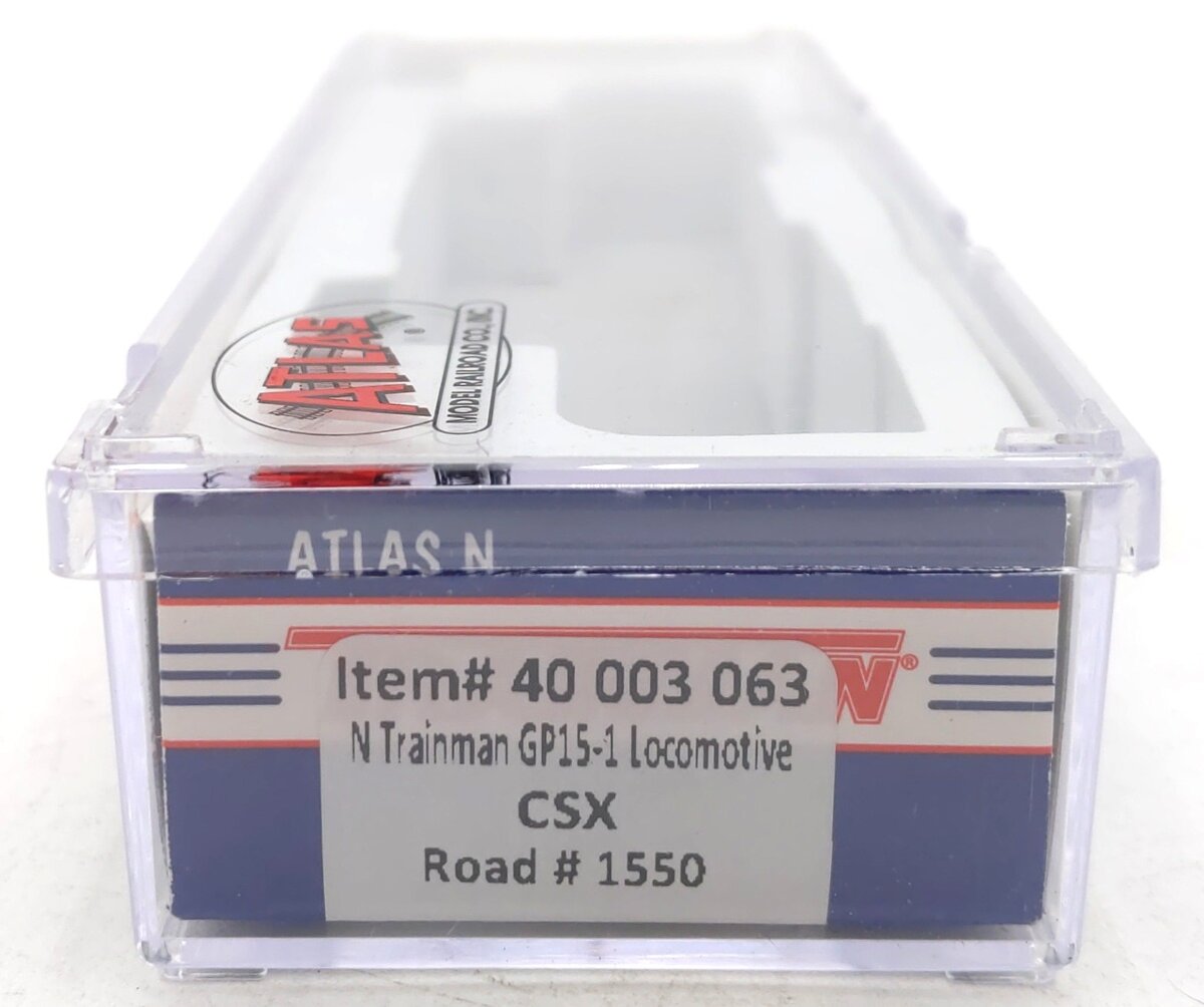 Atlas 40003063 N Scale CSX Transportation GP15-1 Diesel Locomotive #1550