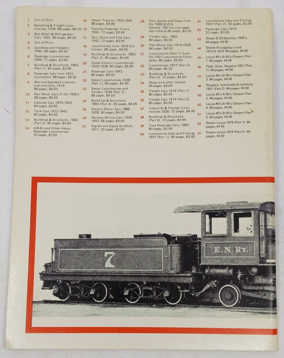 Train Shed Cyclopedia No. 52 Paperback Book By Newton K Gregg EX