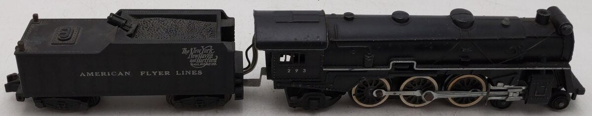 American Flyer 293 Vintage S NY, NH & Hartford 4-6-2 Steam Locomotive & Tender VG