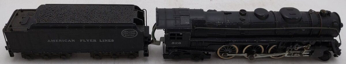 American Flyer 326 Vintage S NYC 4-6-4 Die-cast Steam Locomotive & Tender VG