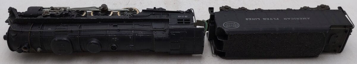 American Flyer 326 Vintage S NYC 4-6-4 Die-cast Steam Locomotive & Tender VG