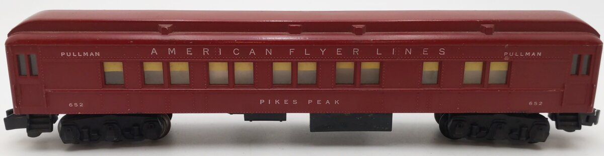 American Flyer 652 Vintage S Red Heavyweight Pullman Car VG