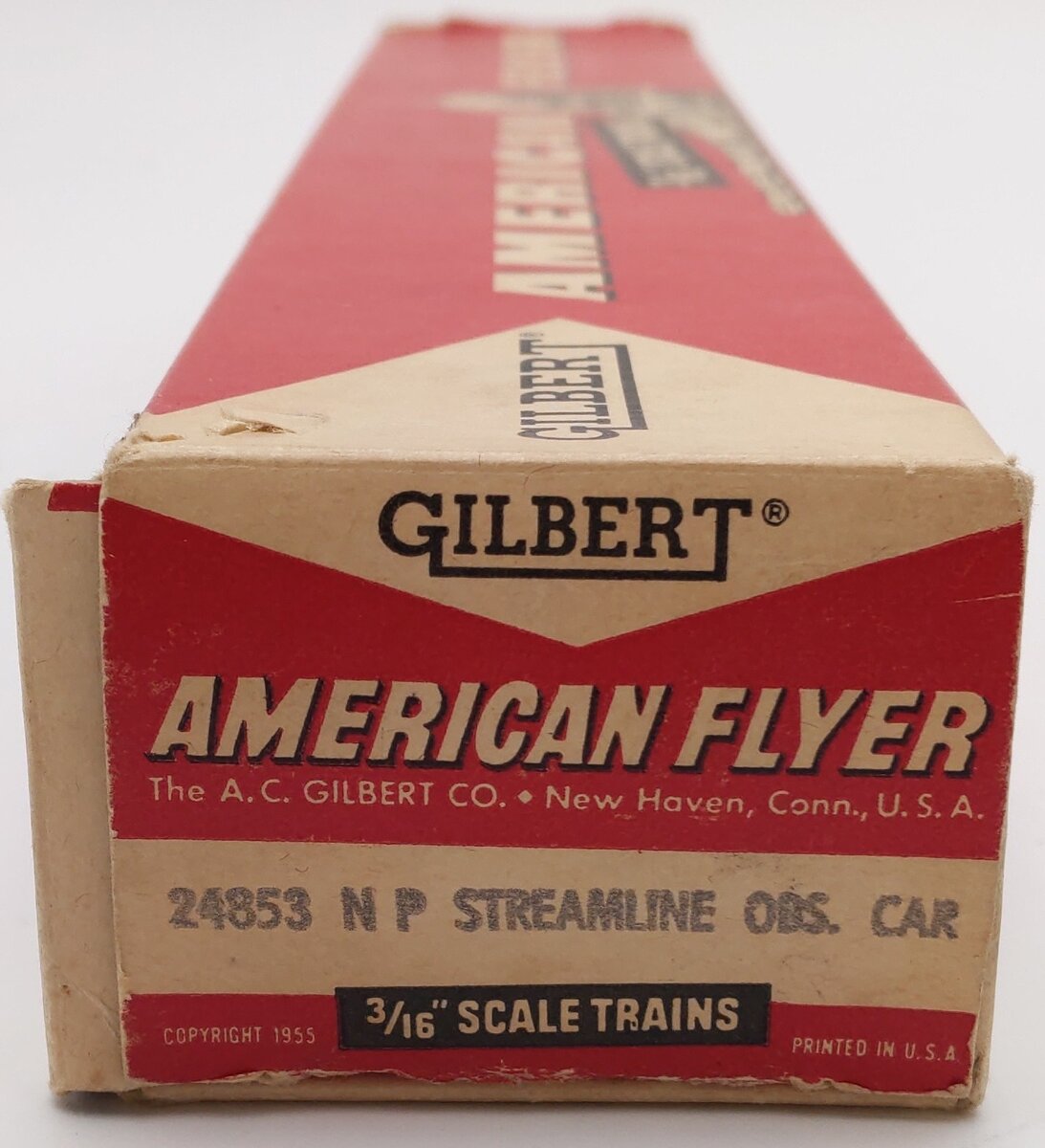 American Flyer 24853 S American Flyer Lines Washington Observation Passenger Car VG/Box