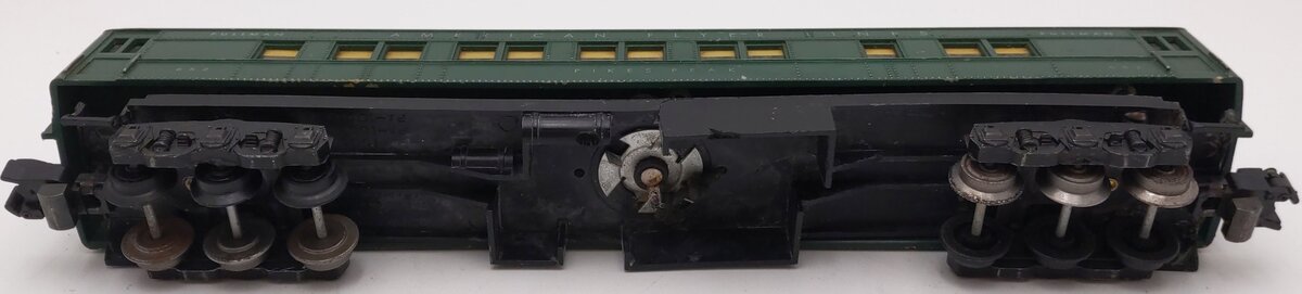 American Flyer 652 Vintage S Olive Green Heavyweight Pullman Car