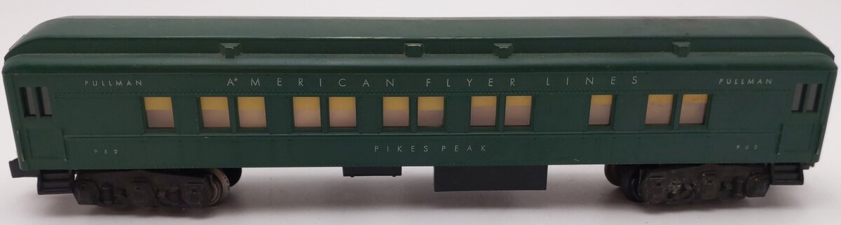 American Flyer 952 Vintage S Pikes Peak Heavyweight Pullman Car VG