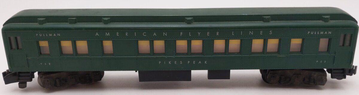American Flyer 952 Vintage S Pikes Peak Heavyweight Pullman Car VG