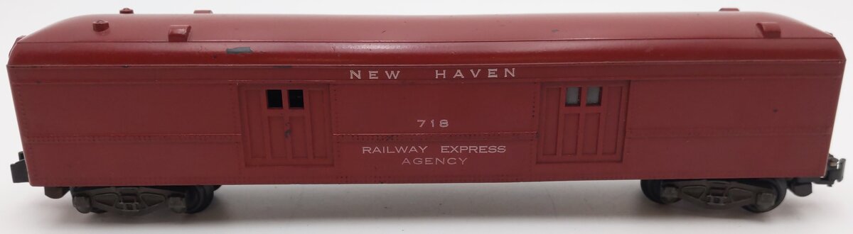 American Flyer 718 Vintage S New Haven Red Operating Mail Pickup Car VG