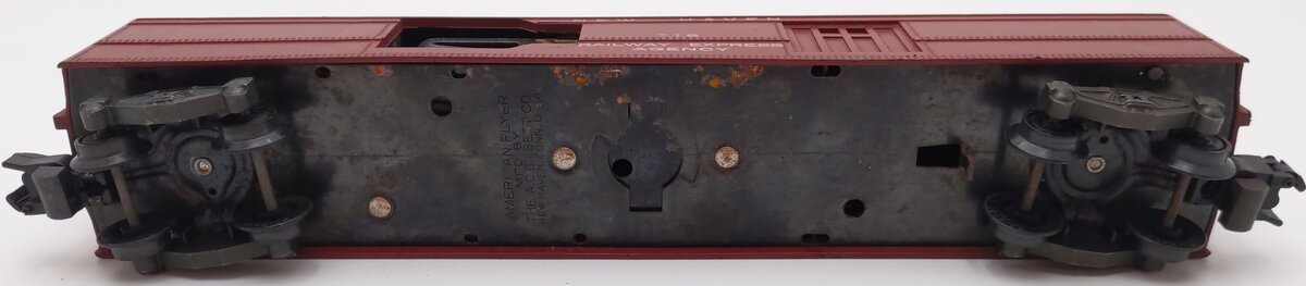 American Flyer 718 Vintage S New Haven Red Operating Mail Pickup Car VG