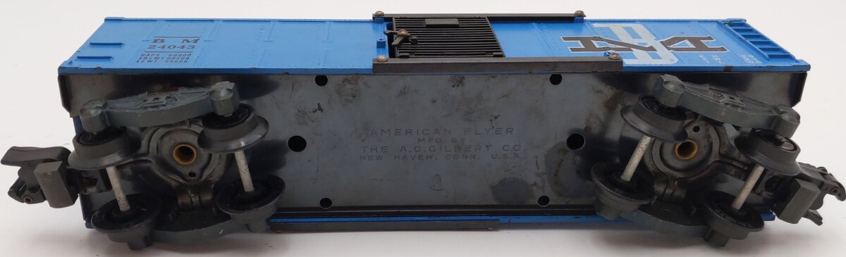 American Flyer 24043 Vintage S Gauge Boston & Maine Boxcar #24043 VG