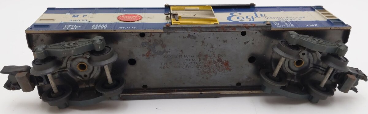 American Flyer 24033 Vintage S Missouri Pacific Boxcar VG