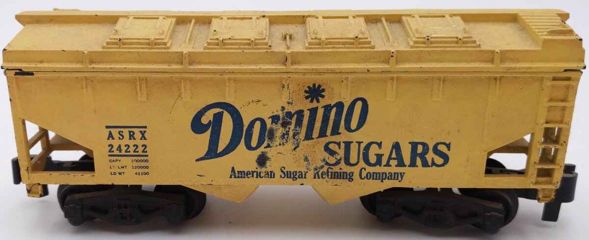 American Flyer 24222 Vintage S Domino Sugars Covered Hopper #24222
