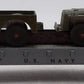 American Flyer 24557 Vintage S Gauge US Navy Flat Car w/2 Jeeps VG
