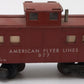 American Flyer 977 Vintage S American Flyer Lines Lighted Caboose VG
