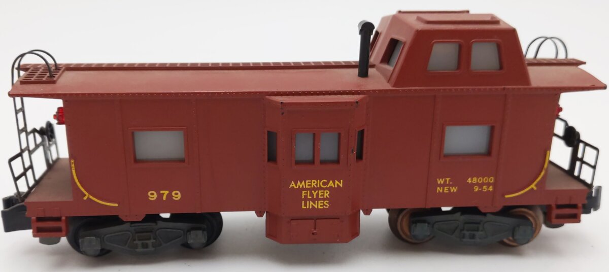 American Flyer 979 Vintage S Gauge American Flyer Lines Action Caboose VG
