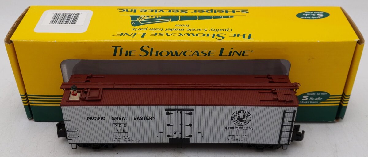 S-Helper 00497 S Scale Pacific Great Eastern Christmas Reefer #810 EX