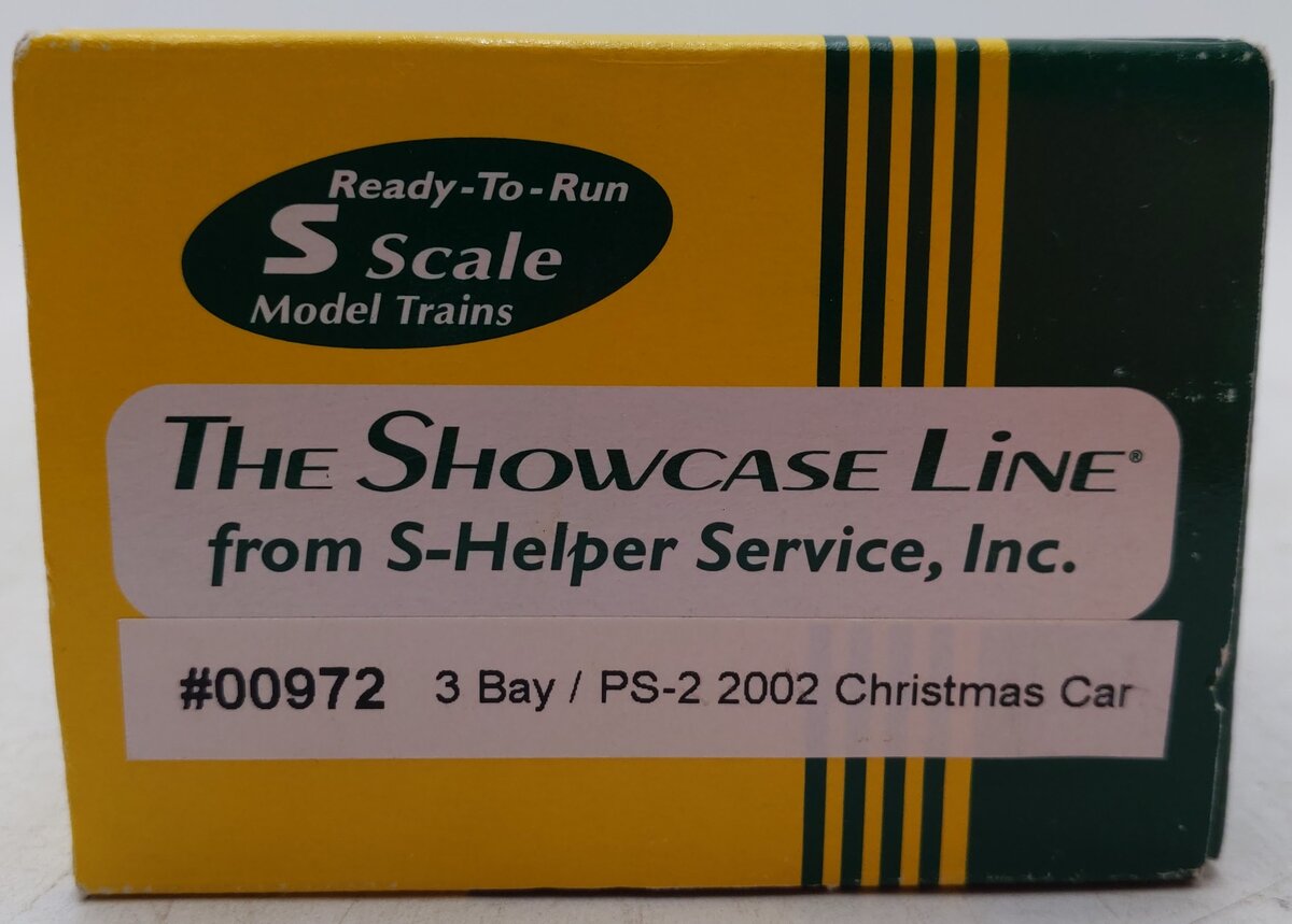 S-Helper 00972 S Christmas "Jack Frost" 3-Bay PS-2 Hopper Car #302 EX/Box