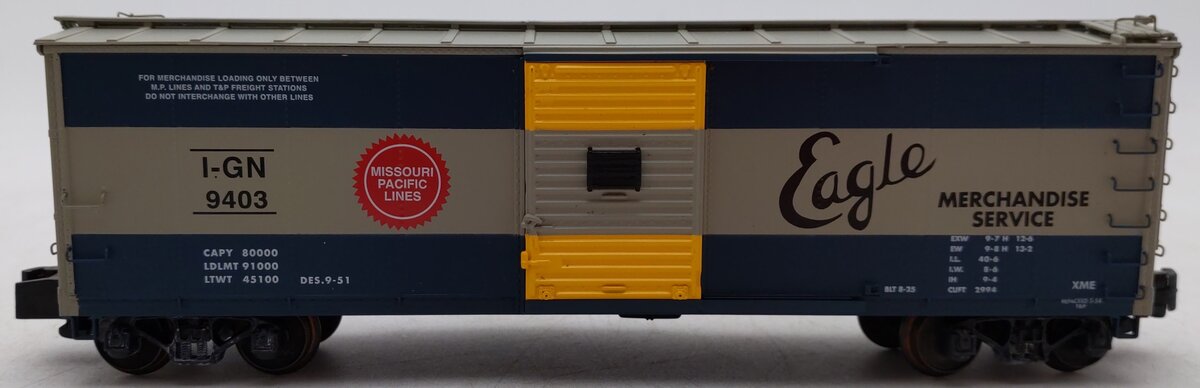 S-Helper 00348 S Scale Missouri Pacific Eagle Steel Rebuilt Boxcar #9403 LN/Box