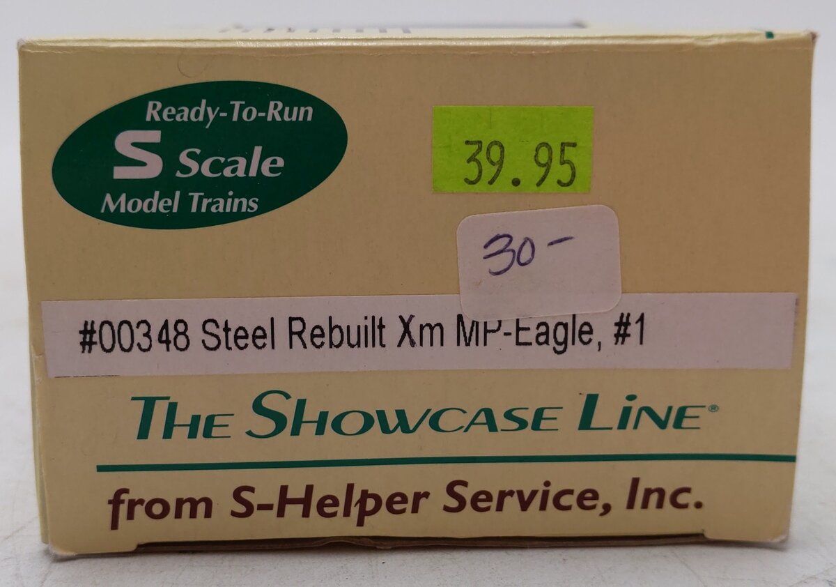S-Helper 00348 S Scale Missouri Pacific Eagle Steel Rebuilt Boxcar #9403 LN/Box