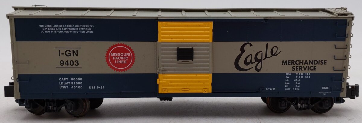 S-Helper 00348 S Scale Missouri Pacific Eagle Steel Rebuilt Boxcar #9403 LN/Box
