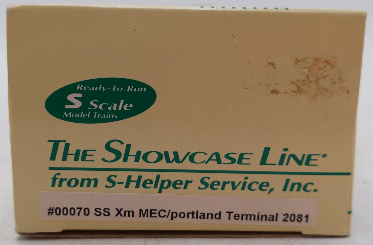 S-Helper 00070 S Gauge Portland Terminal Woodsided Boxcar #2081 EX/Box