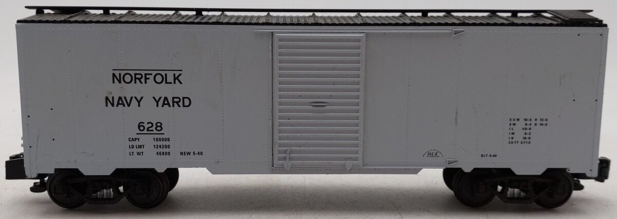 Pacific Rail Shops S Scale Norfolk Navy Yard Boxcar #628 EX