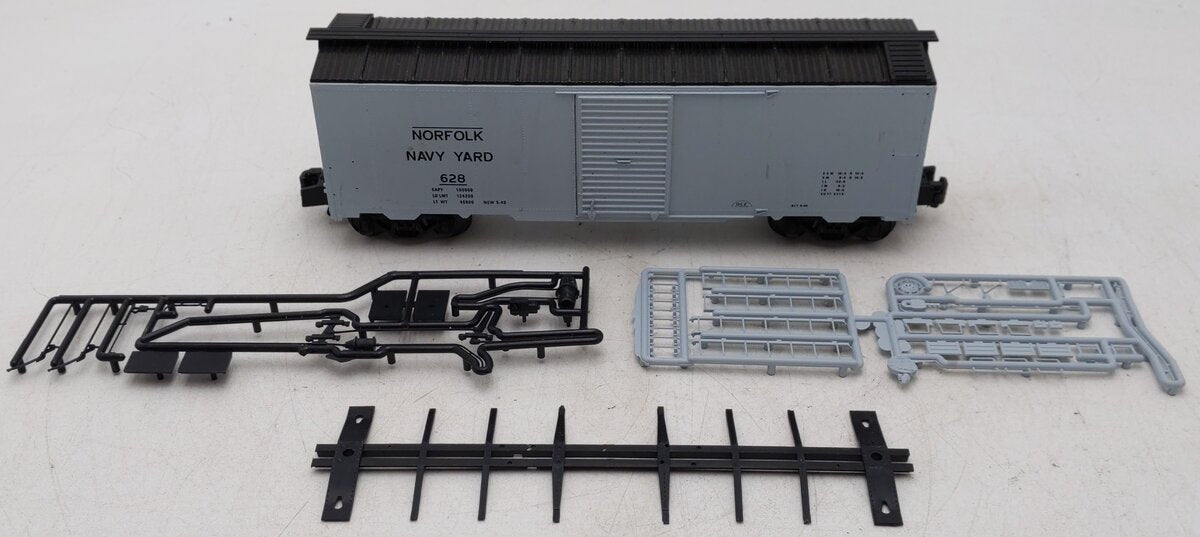 Pacific Rail Shops S Scale Norfolk Navy Yard Boxcar #628 EX