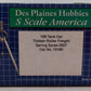 Des Plaines Hobbies 73180 S Gauge Roller Freight Timken Tank Car #73180 EX/Box