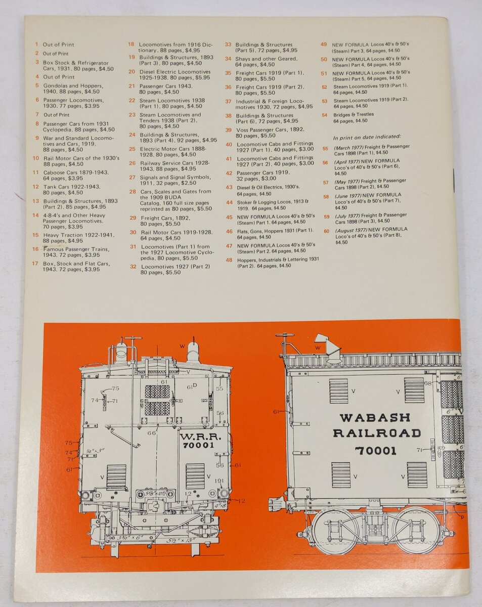 Train Shed Cyclopedia No. 55 Paperback Book By Newton K. Gregg EX