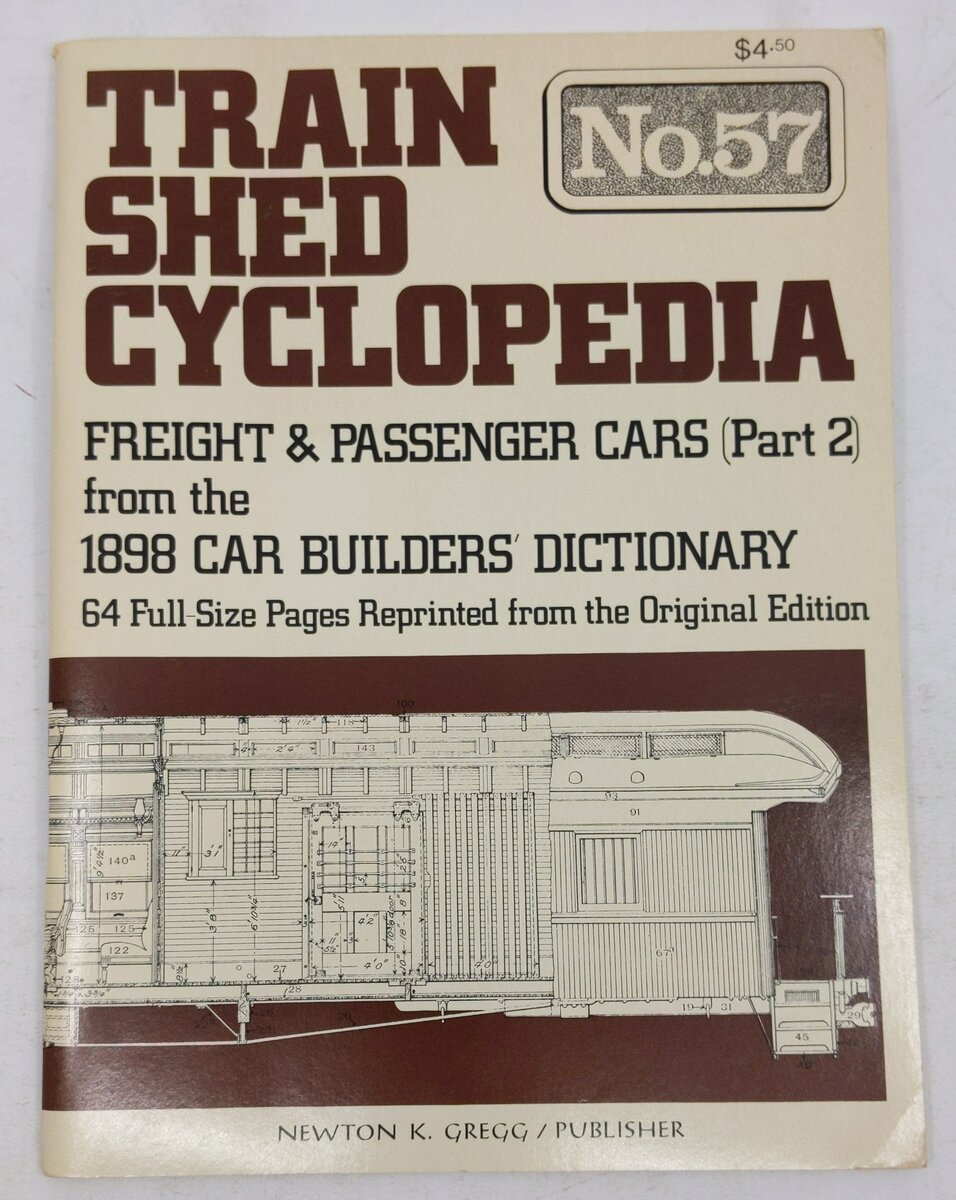 Train Shed Cyclopedia Vol 57 Paperback Book By Newton K. Gregg EX