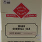Aristo-Craft 81005 G Scale Tweetsie Wood Gondola Car #131 (Plastic Wheels) LN/Box