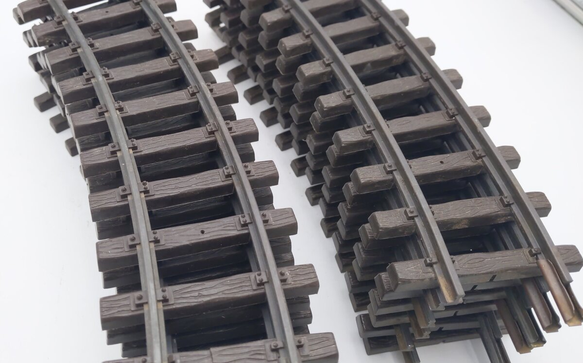 LGB 1100 G Scale 30 Degree Curved Track Sections (12) VG
