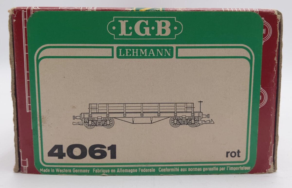 LGB 4061 G Scale Denver & Rio Grande Western Gondola EX/Box