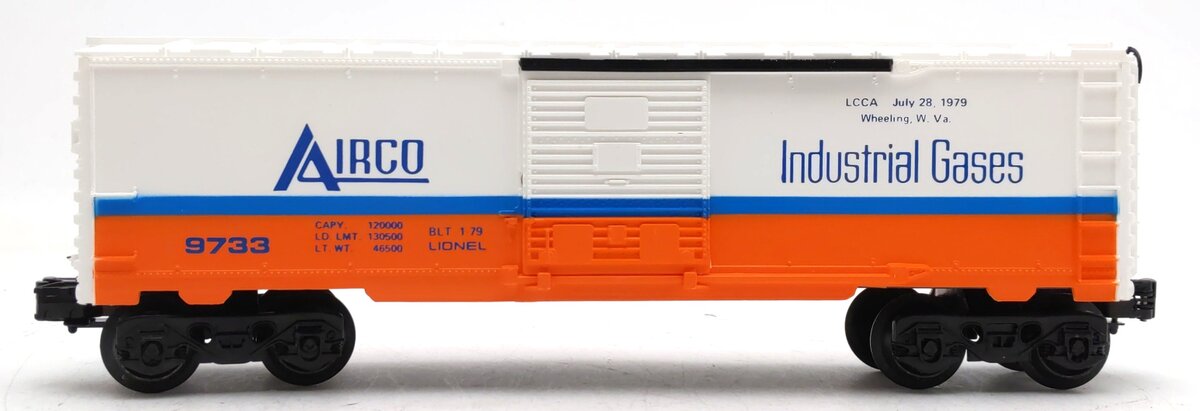 Lionel 6-9733 O Gauge Airco LCCA Boxcar with Tank EX