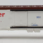 Lionel 6-9853 O Gauge Cracker Jack Billboard Reefer Car EX