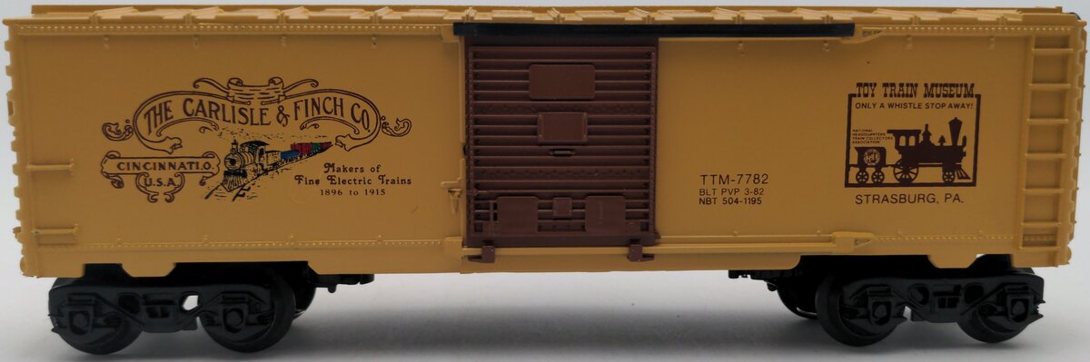 Lionel 6-7782 TCA Carlisle & Finch Museum Boxcar LN/Box