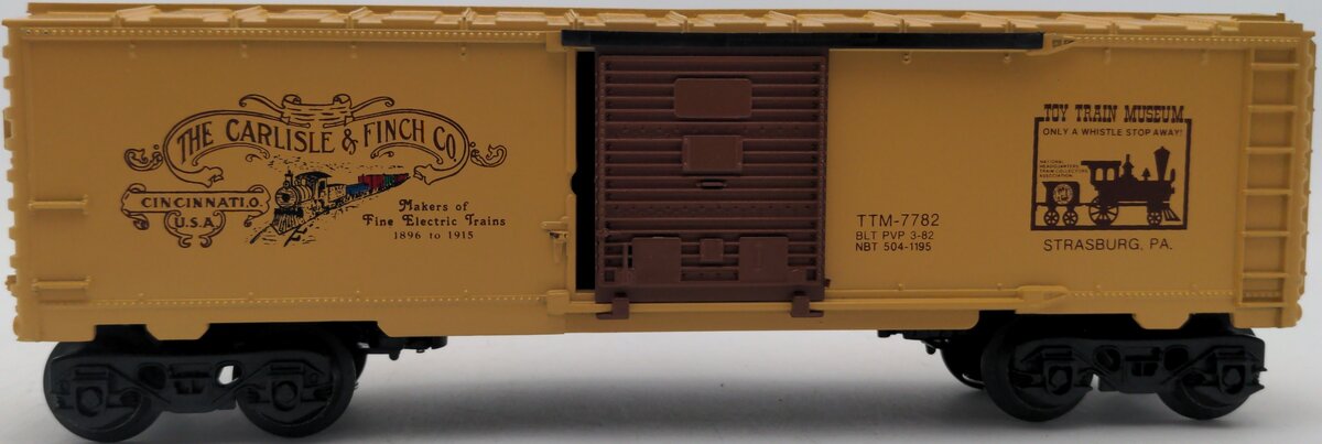 Lionel 6-7782 TCA Carlisle & Finch Museum Boxcar LN/Box