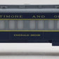 Lionel 6-9525 O Gauge Baltimore & Ohio "Emerald Brook" Passenger Car EX