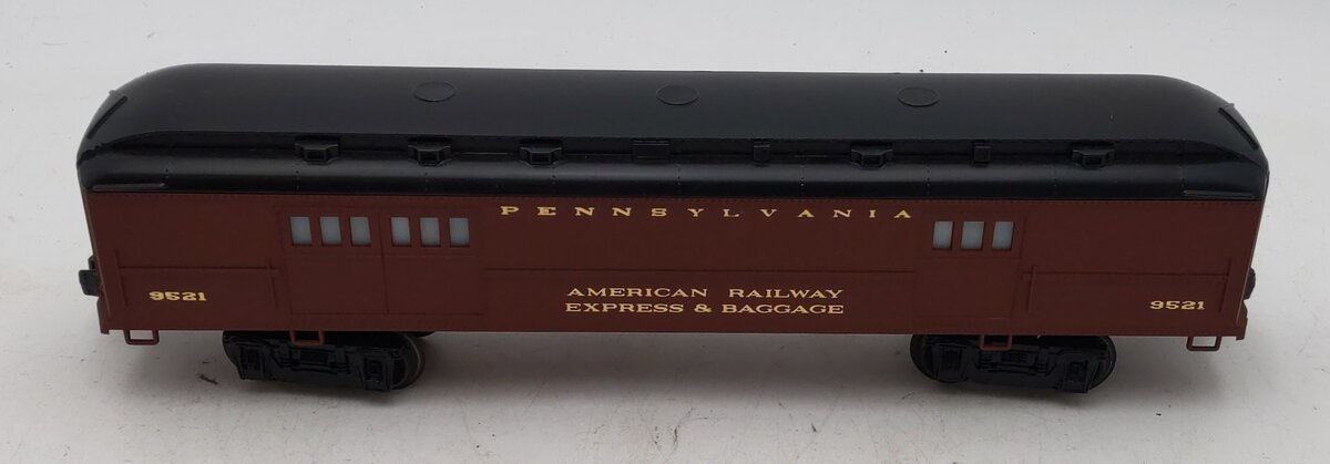Lionel 6-9521 O Gauge Pennsylvania Illuminated Baggage Car #9521 LN