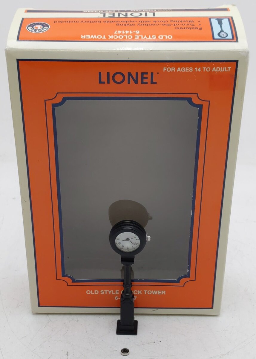 Lionel 6-14147 O Gauge Old Style Clock Tower LN/Box
