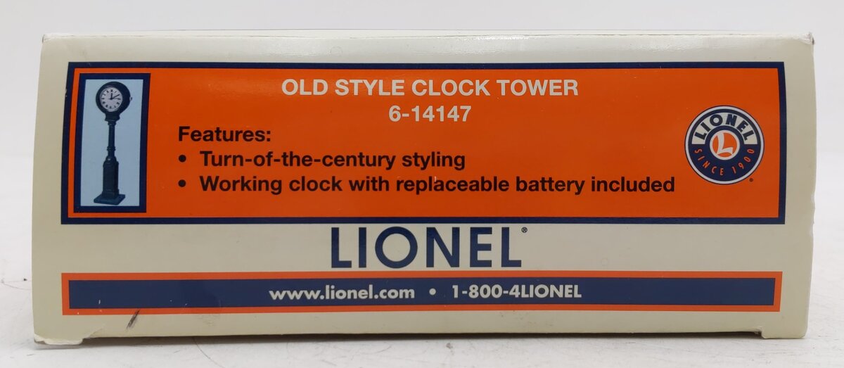 Lionel 6-14147 O Gauge Old Style Clock Tower LN/Box