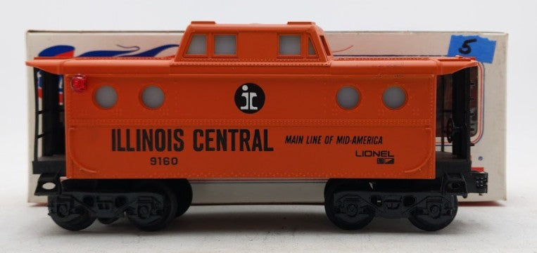 Lionel 6-9160 Illinois Central N5C Lighted Caboose EX/Box