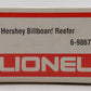 Lionel 6-9867 O Gauge Hershey's Chocolate Billboard Reefer Car #9867 EX/Box