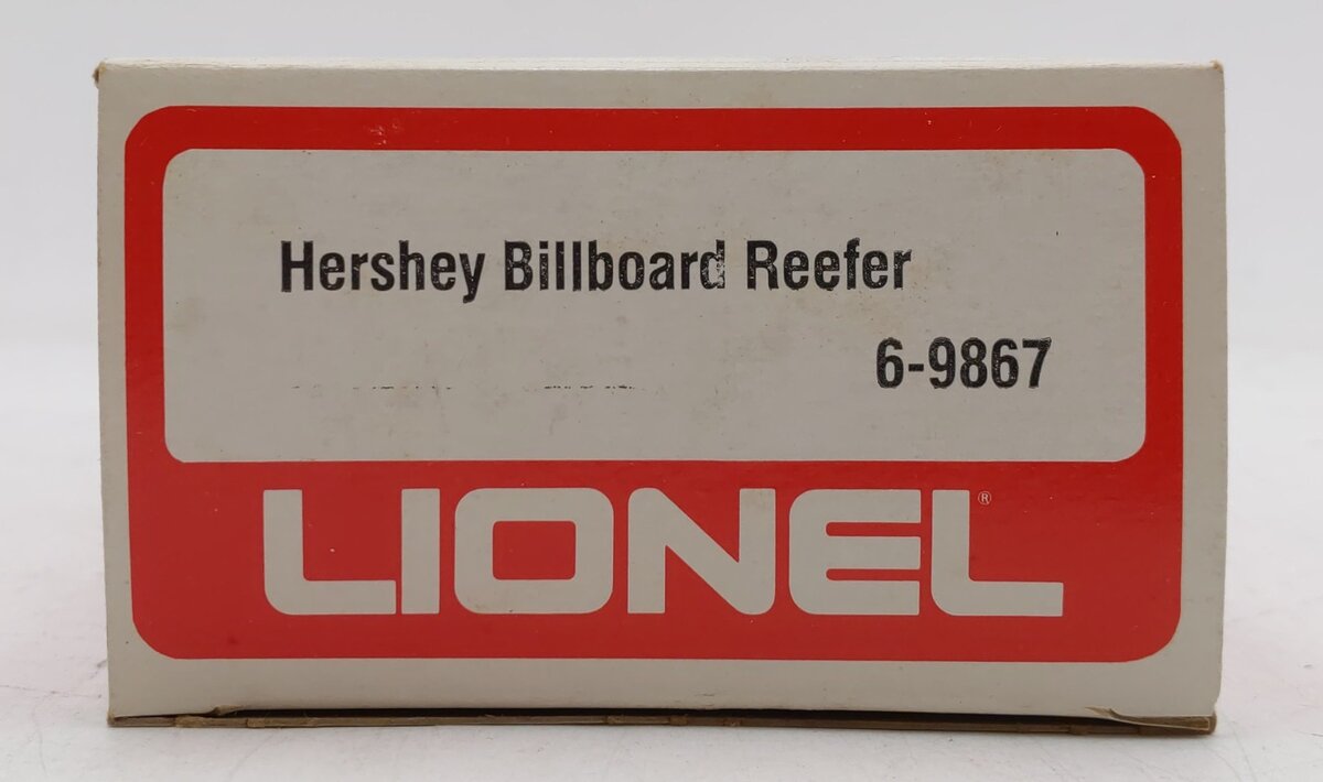 Lionel 6-9867 O Gauge Hershey's Chocolate Billboard Reefer Car #9867 EX/Box